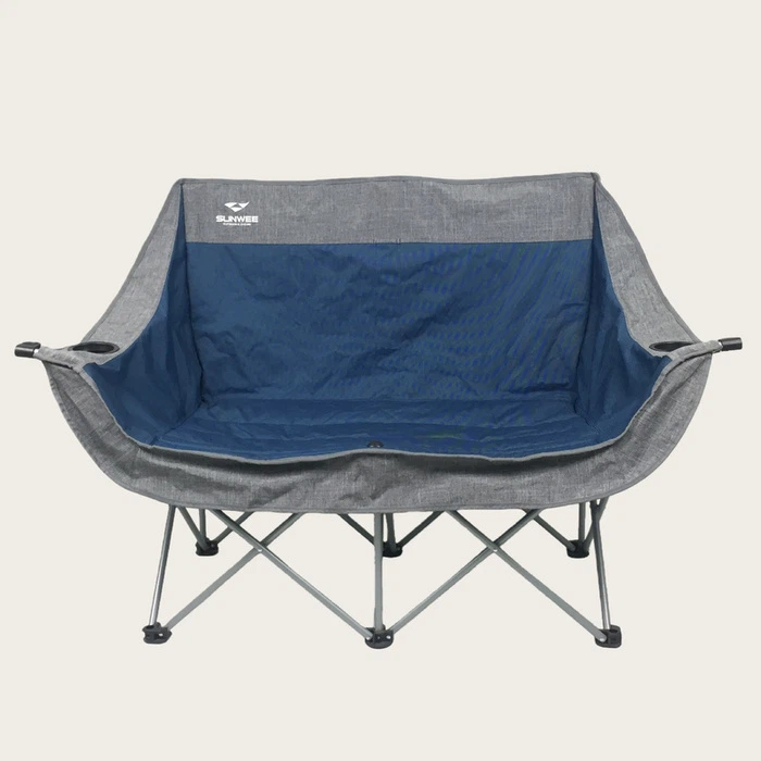 Sedia da campeggio doppia con tavolo